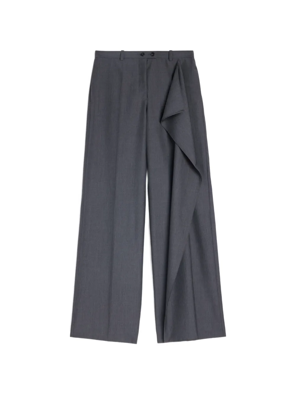 Jil Sander fil-à-fil wool trousers - Grigio