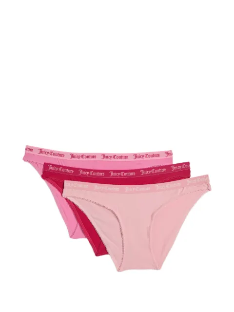 Juicy Couture Slips mit Logo-Bund (3er-Set)