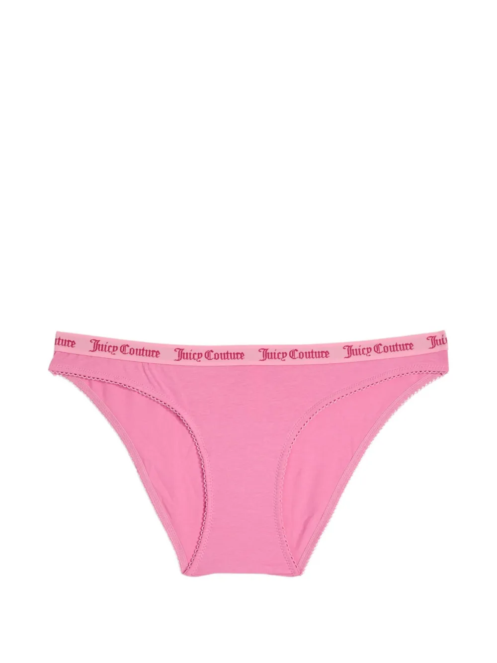 Juicy Couture Drie boxershorts met logoband Roze