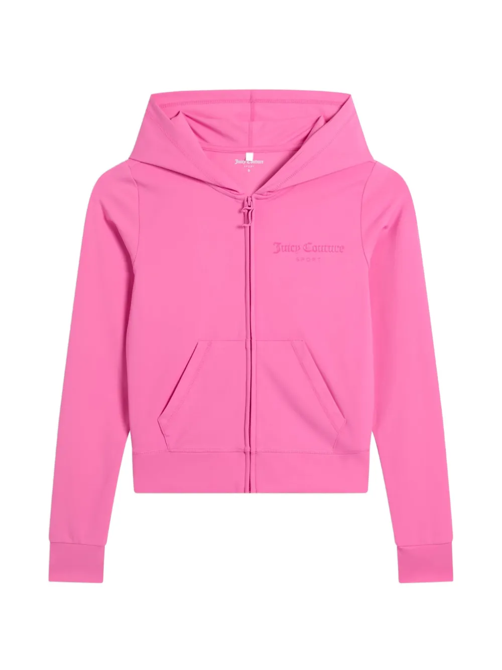 Juicy Couture hoodie zippé Robertson à logo imprimé - Rose Juicy Couture hoodie zippé Robertson à logo imprimé - Rose