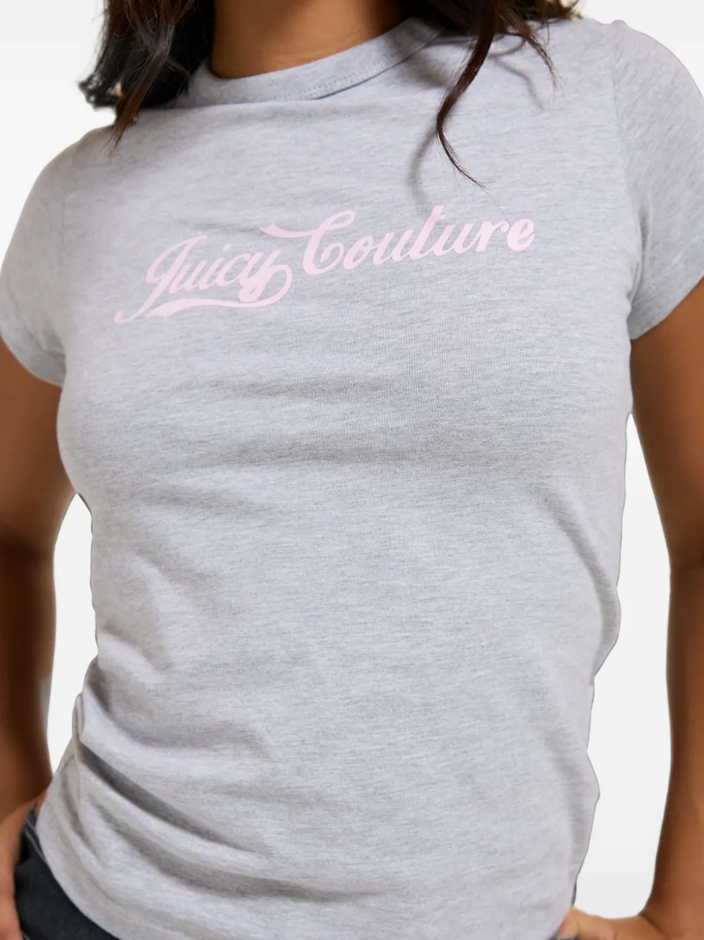 Juicy Couture T-shirt met logoprint Grijs