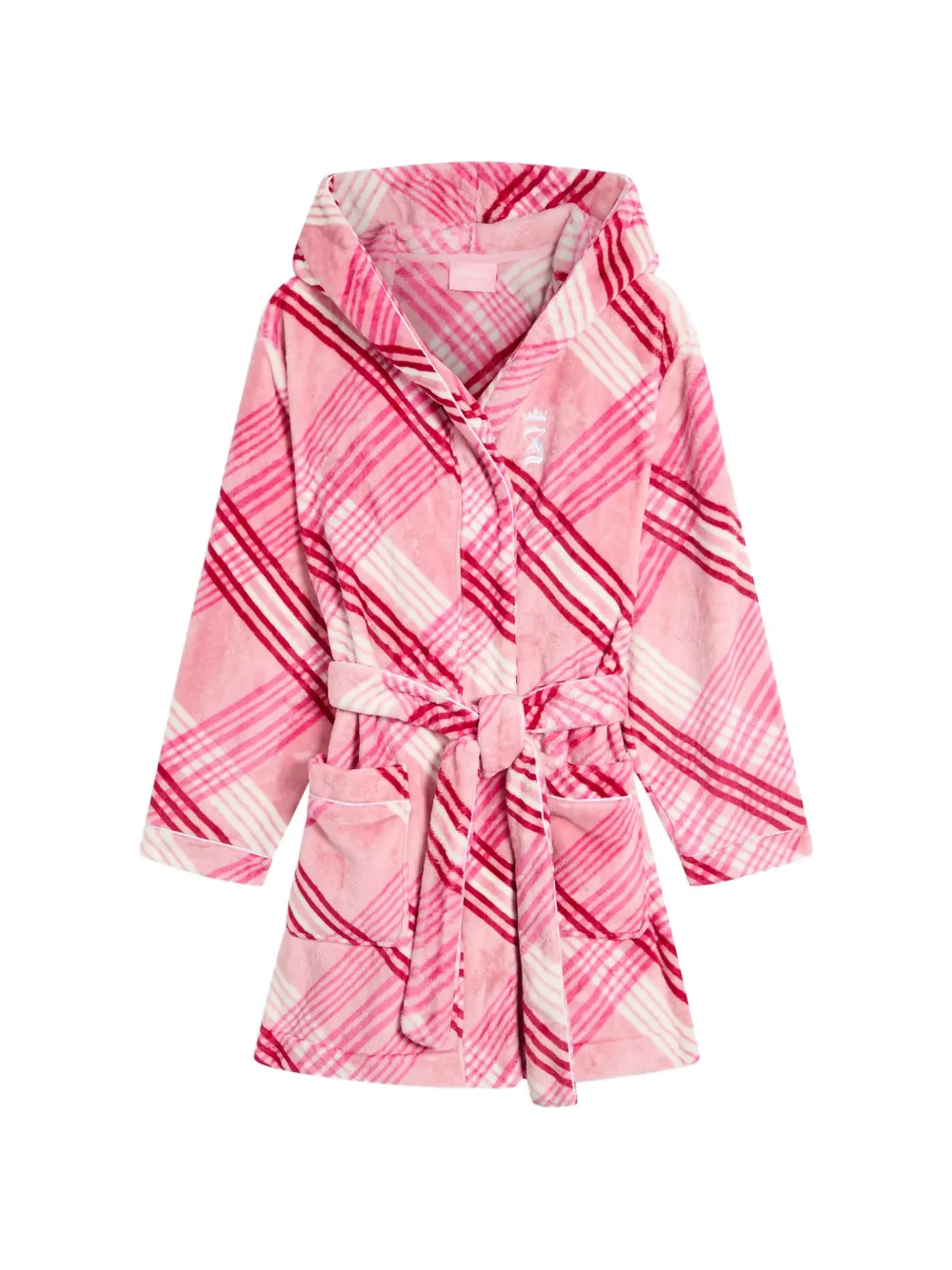 Juicy Couture robe de chambre à carreaux - Rose