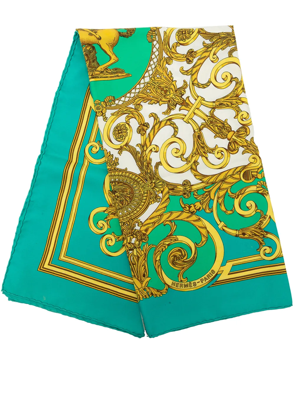Hermès Pre-Owned 1990-2010 Les Tuileries Seidenschal 90cm - Blau