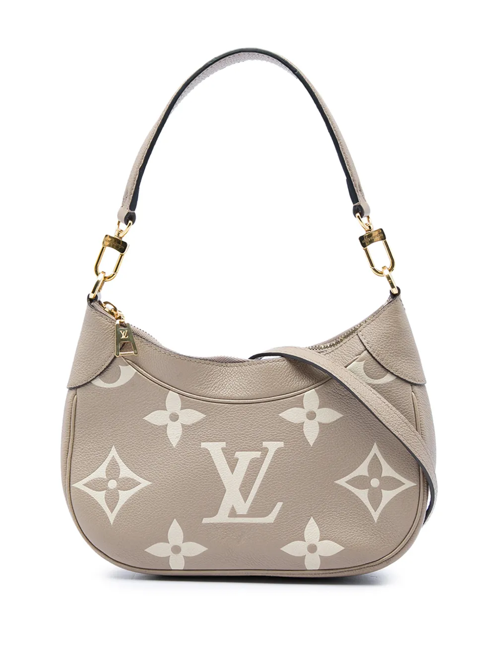 Louis Vuitton Pre-Owned 2021-2026 Bicolor Monogram Empreinte Bagatelle satchel - Brown