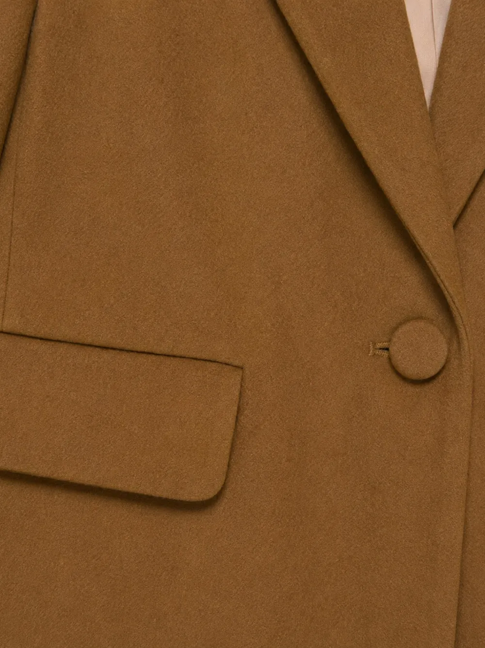 Miss Grant Kids Blazer met enkele rij knopen en gekerfde revers Bruin