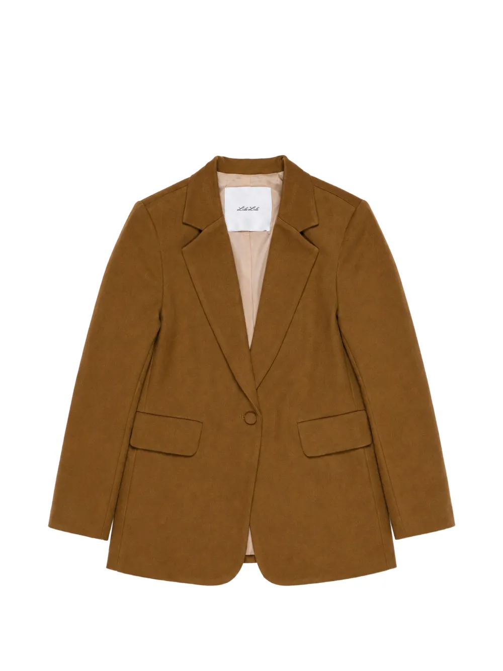 Miss Grant Kids single-breasted notched-lapels blazer - Marrone