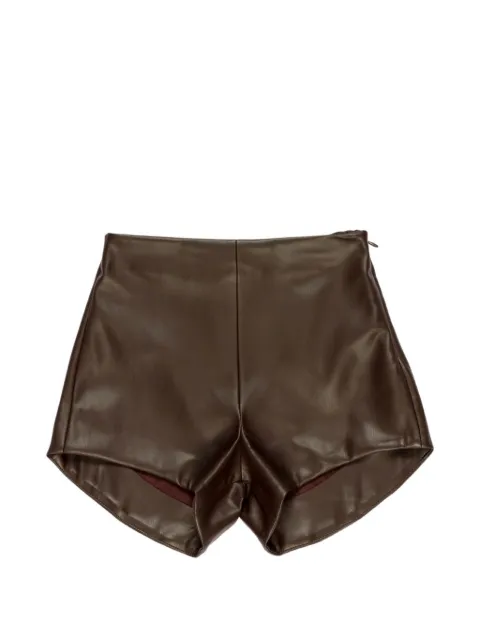 Miss Grant Kids x Lù-Lù high-waisted side-zip shorts