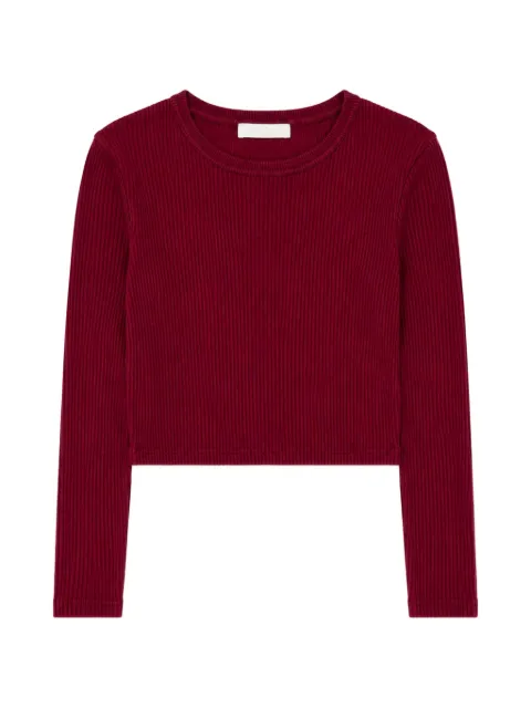 Miss Grant Kids ribbed-knit long-sleeved T-shirt
