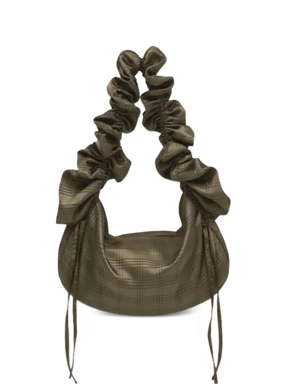 OpéraSPORT Shirley checked silk tote bag