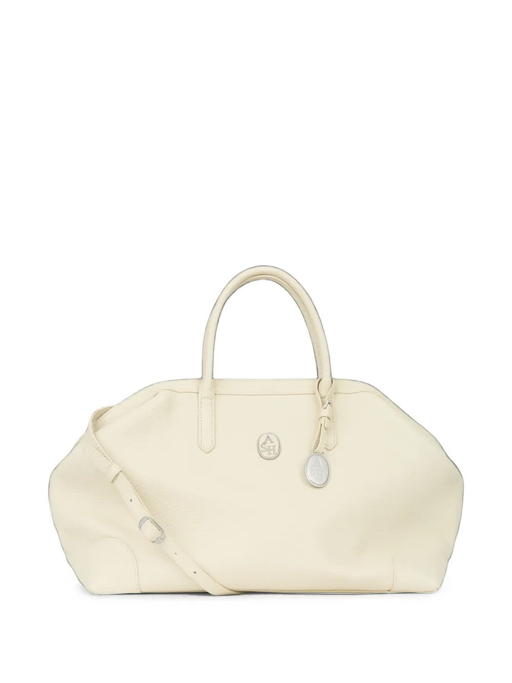 Ash Jaqueline Logo-plaque Tote Bag In Neutral