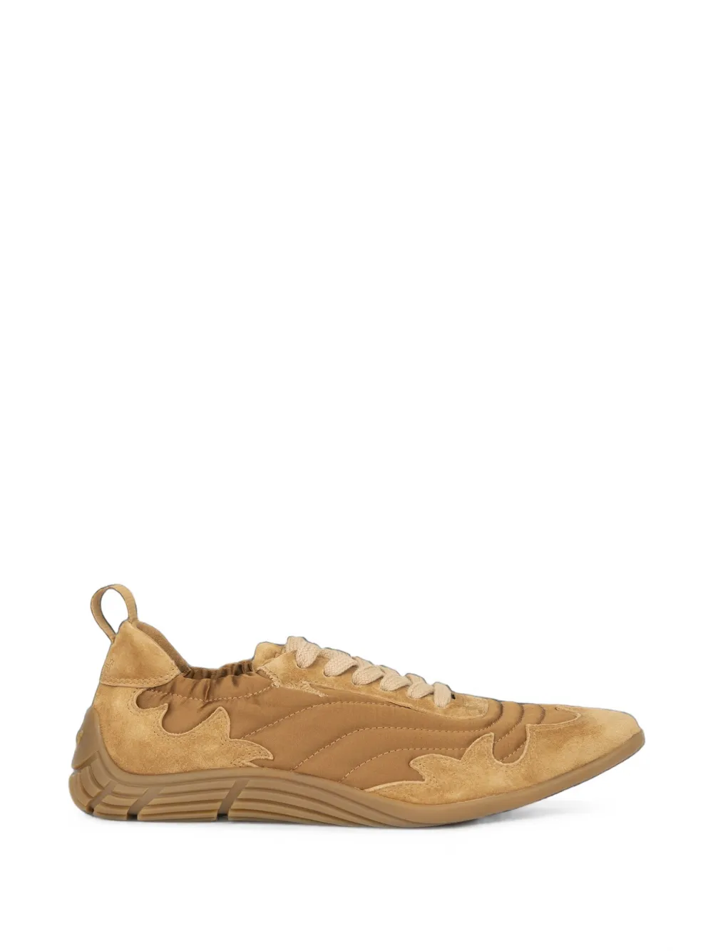 Ash Miura Panelled Sneakers In Brown