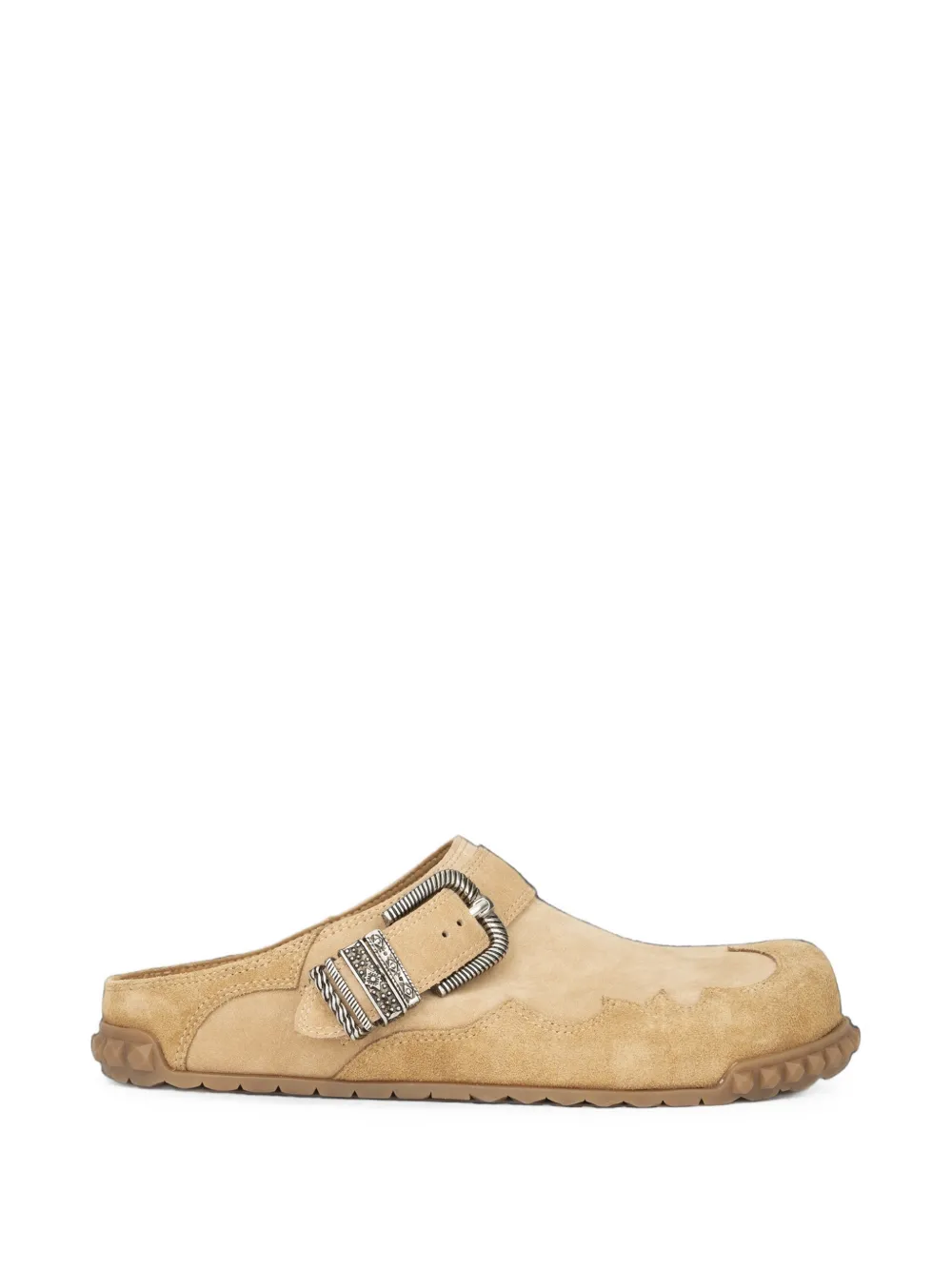 Ash Texas Buckle-fastening Mules In Neutral