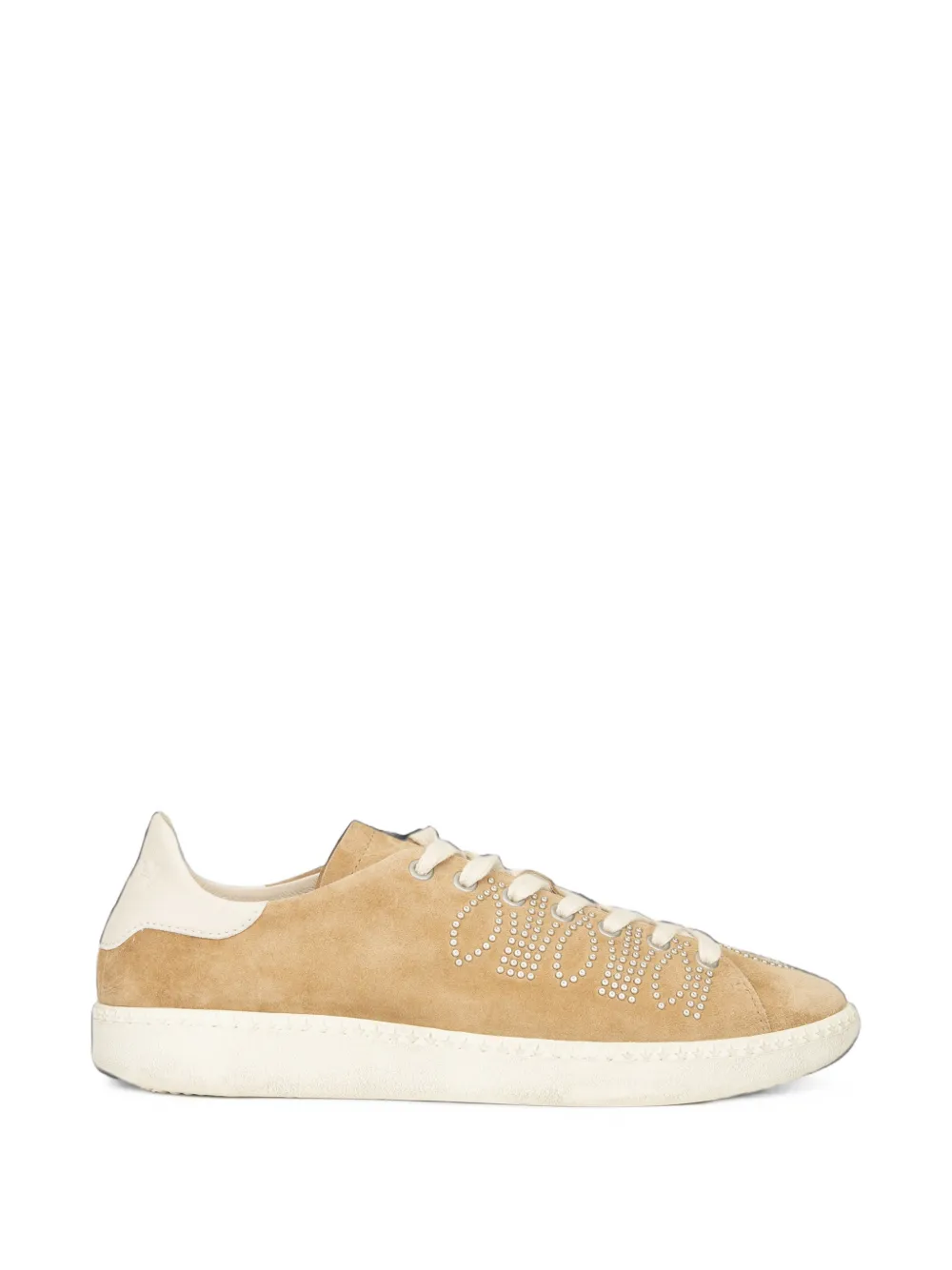 Ash Star Stud-embellished Low-top Sneakers In Neutral