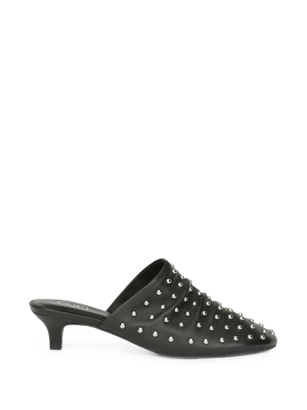 Ash Eloise Stud-embellished Mules In Black