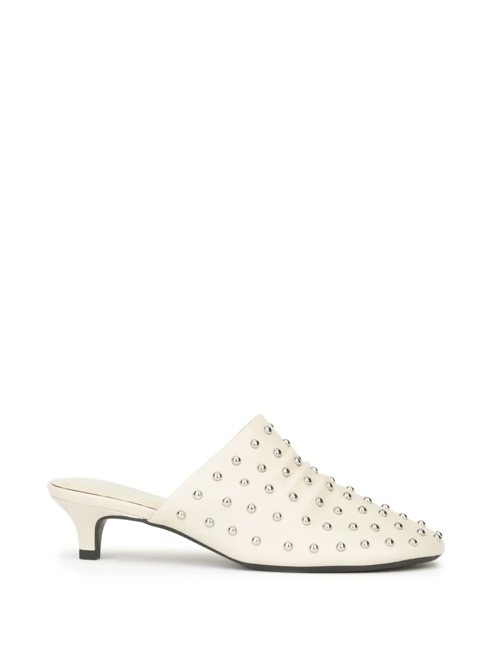 Ash mules plates Eloise en cuir à détails de clous - Blanc Ash mules plates Eloise en cuir à détails de clous - Blanc