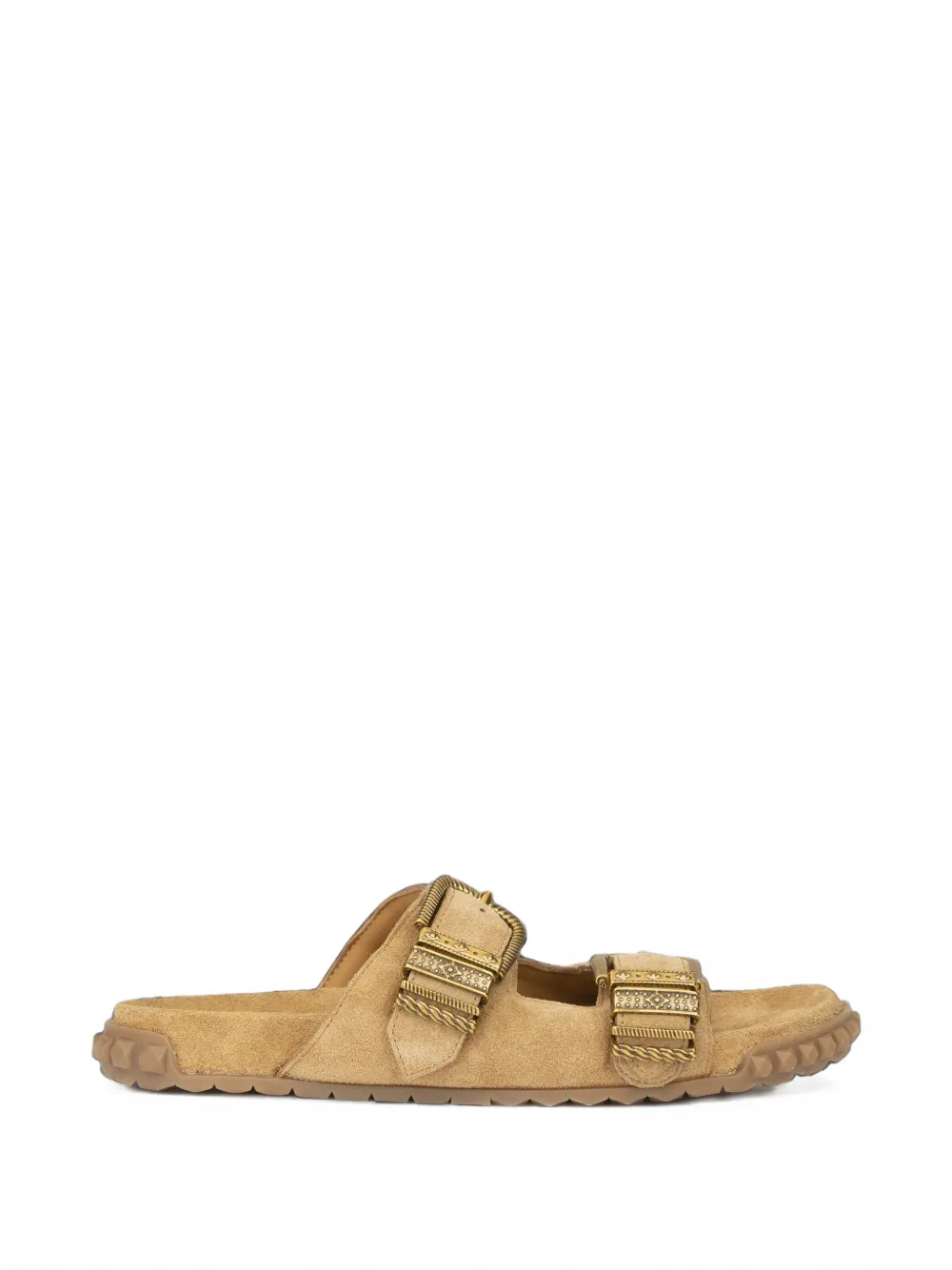 Ash Twister Flat Sandals In Neutral