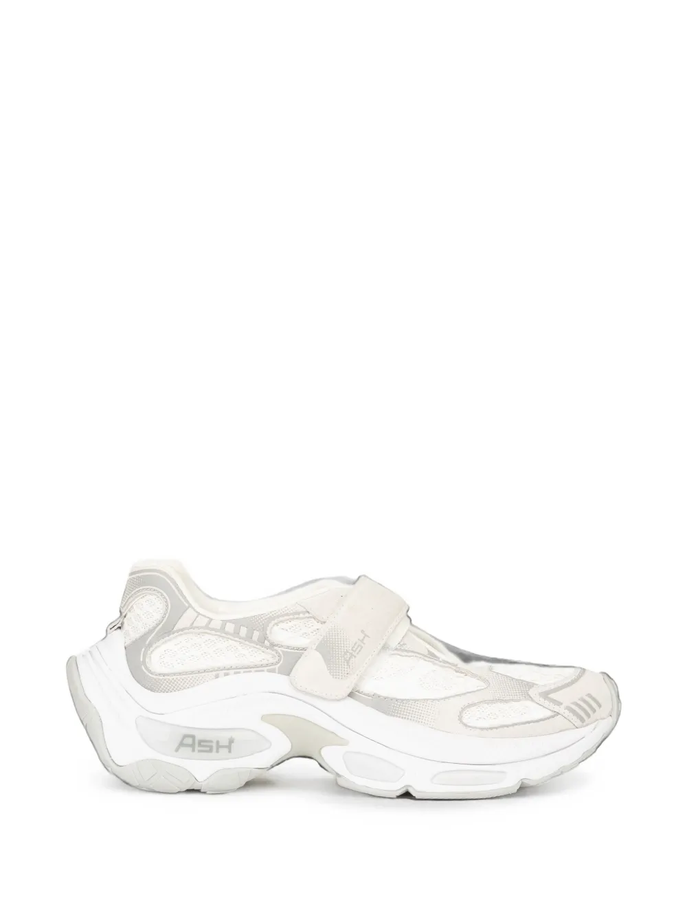 Ash Drake Touch-strap Low-top Sneakers In White