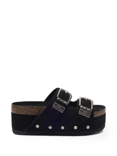 Ash Mystic studded platform sandals