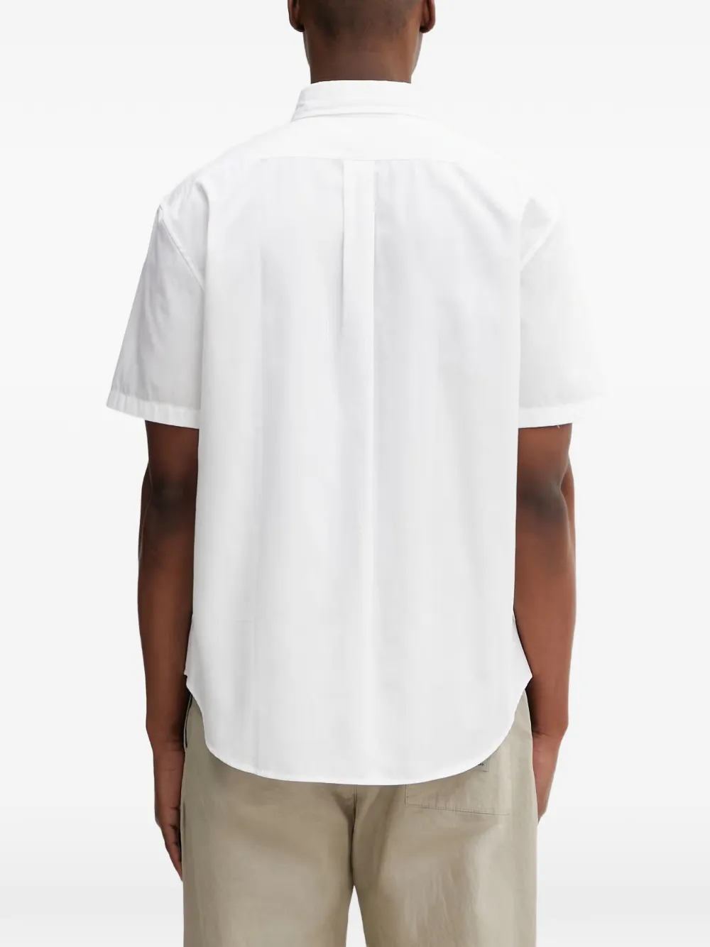 Kenzo button-down short-sleeve shirt Wit