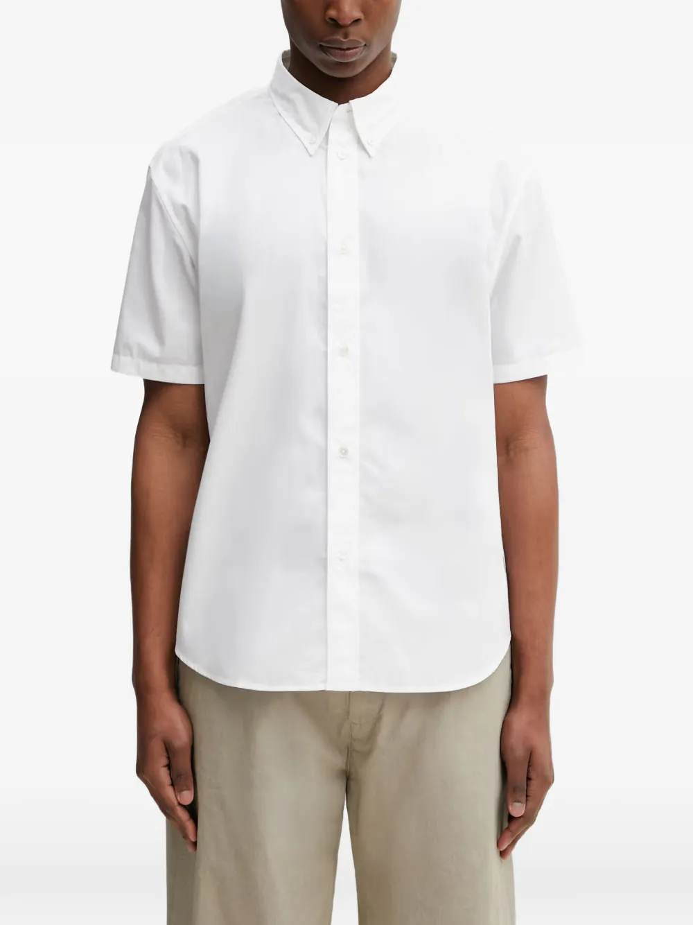 Kenzo button-down short-sleeve shirt Wit