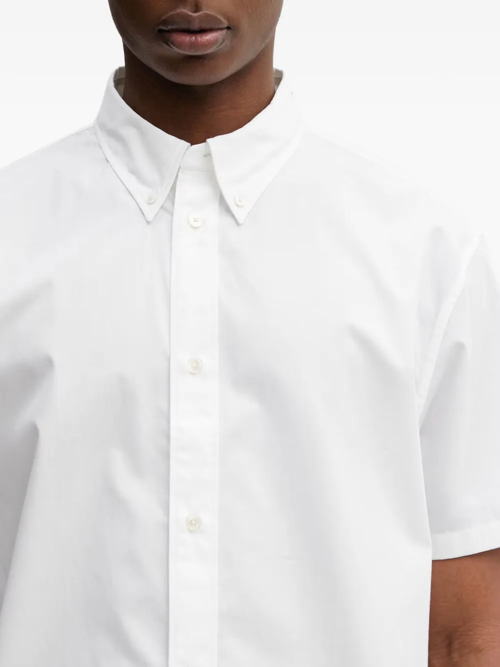 Kenzo button-down short-sleeve shirt Wit