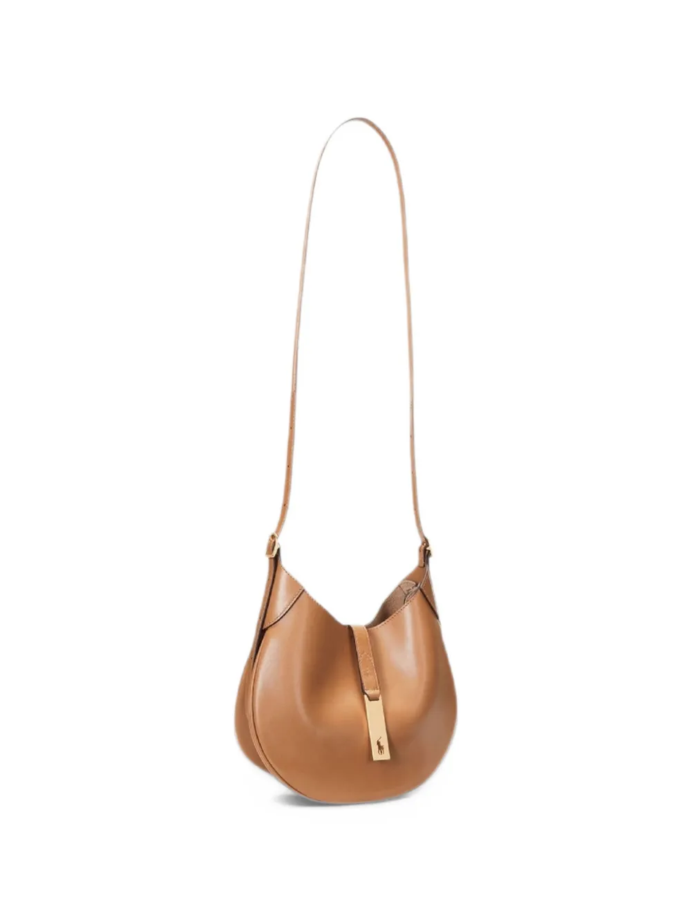 Polo Ralph Lauren Polo Id leather small shoulder bag Bruin