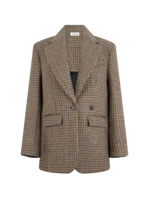 P.A.R.O.S.H. houndstooth-pattern blazer