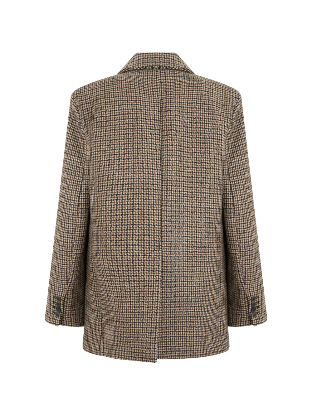 P.A.R.O.S.H. Blazer met pied-de-poule print Bruin