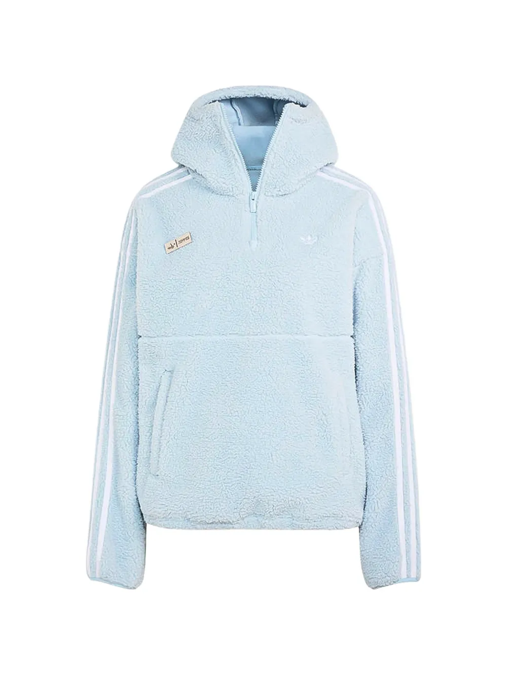 adidas x Jennie Adiluna Season 2 fleece half-zip hoodie - Blu
