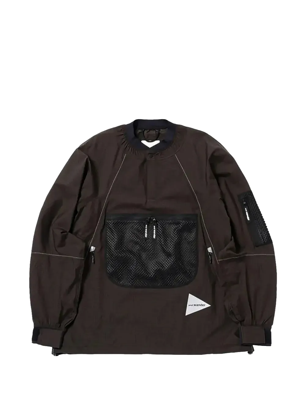 And Wander Breath Rip Sweatshirt In Gray