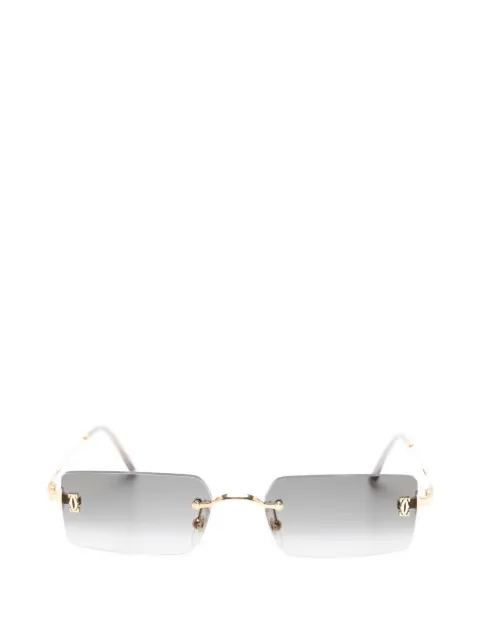 Cartier Eyewear C de Cartier rectangle-frame sunglasses