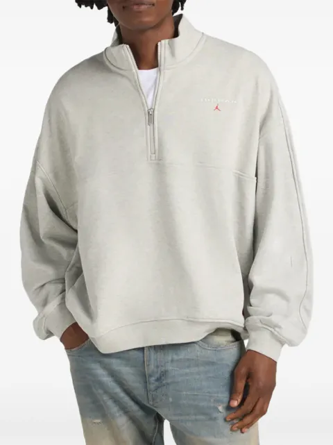 Jordan sudadera Flight Fleece con cierre de un cuarto