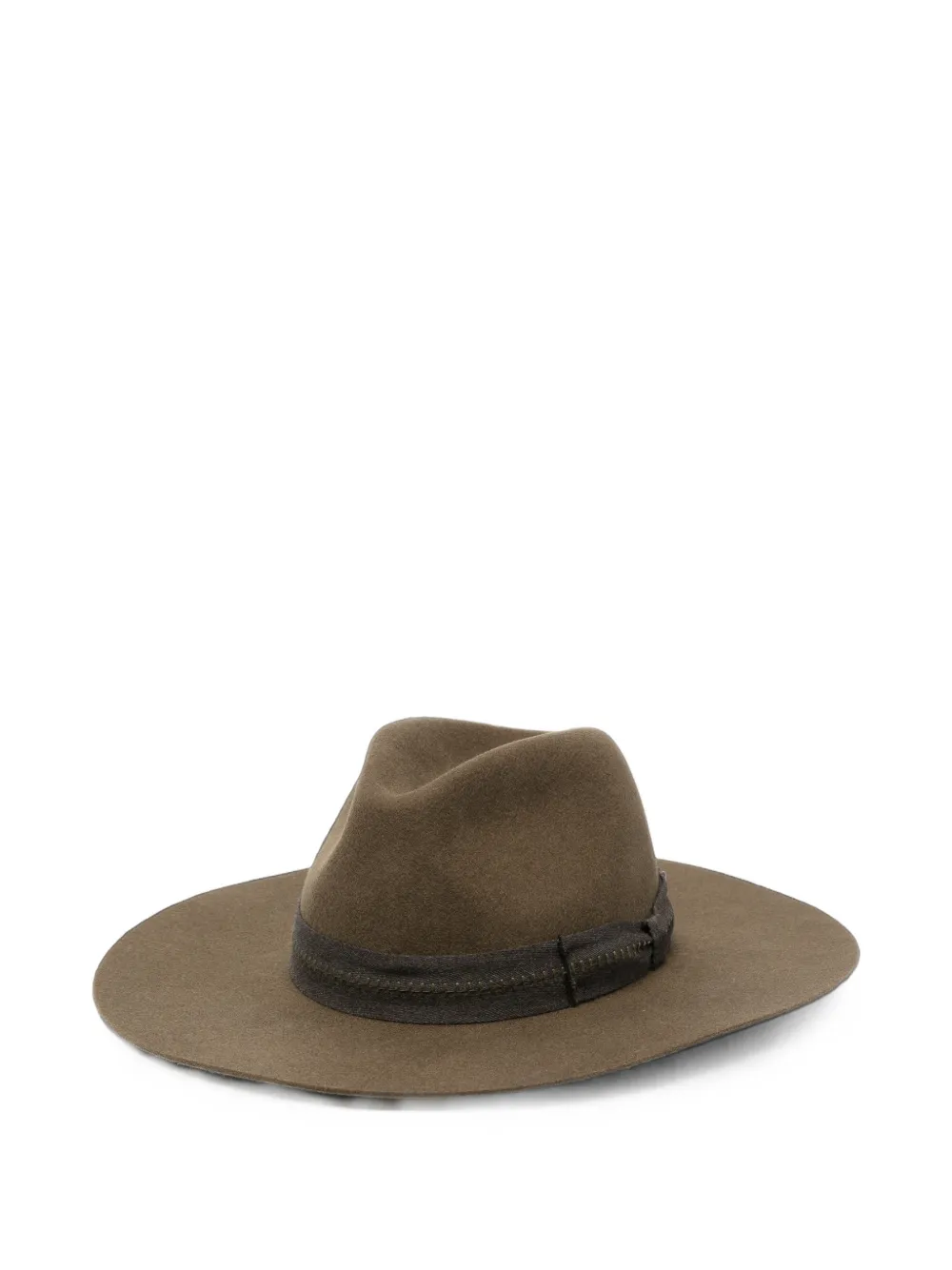 Golden Goose flat-brim fedora hat
