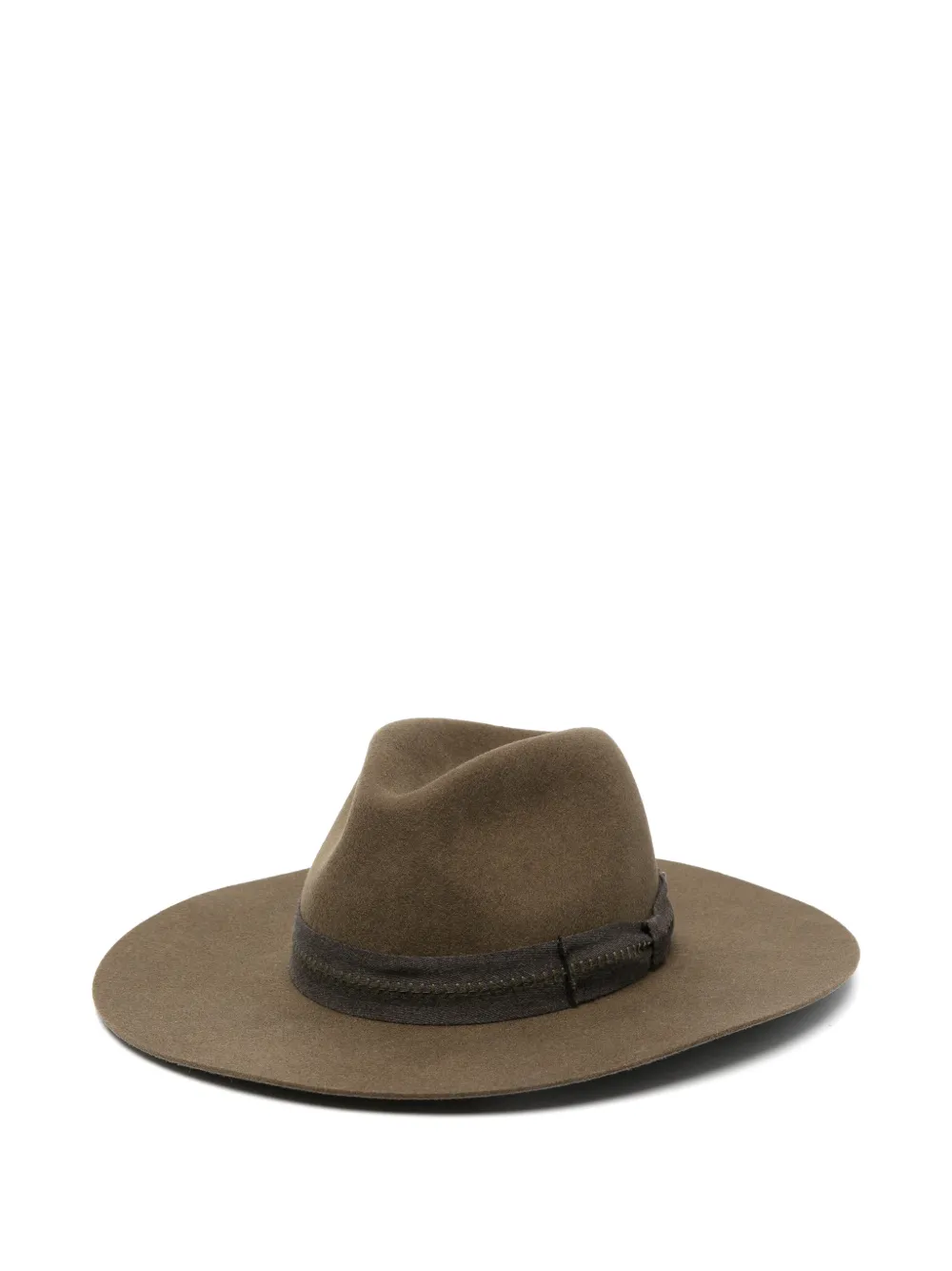 Golden Goose flat-brim fedora hat