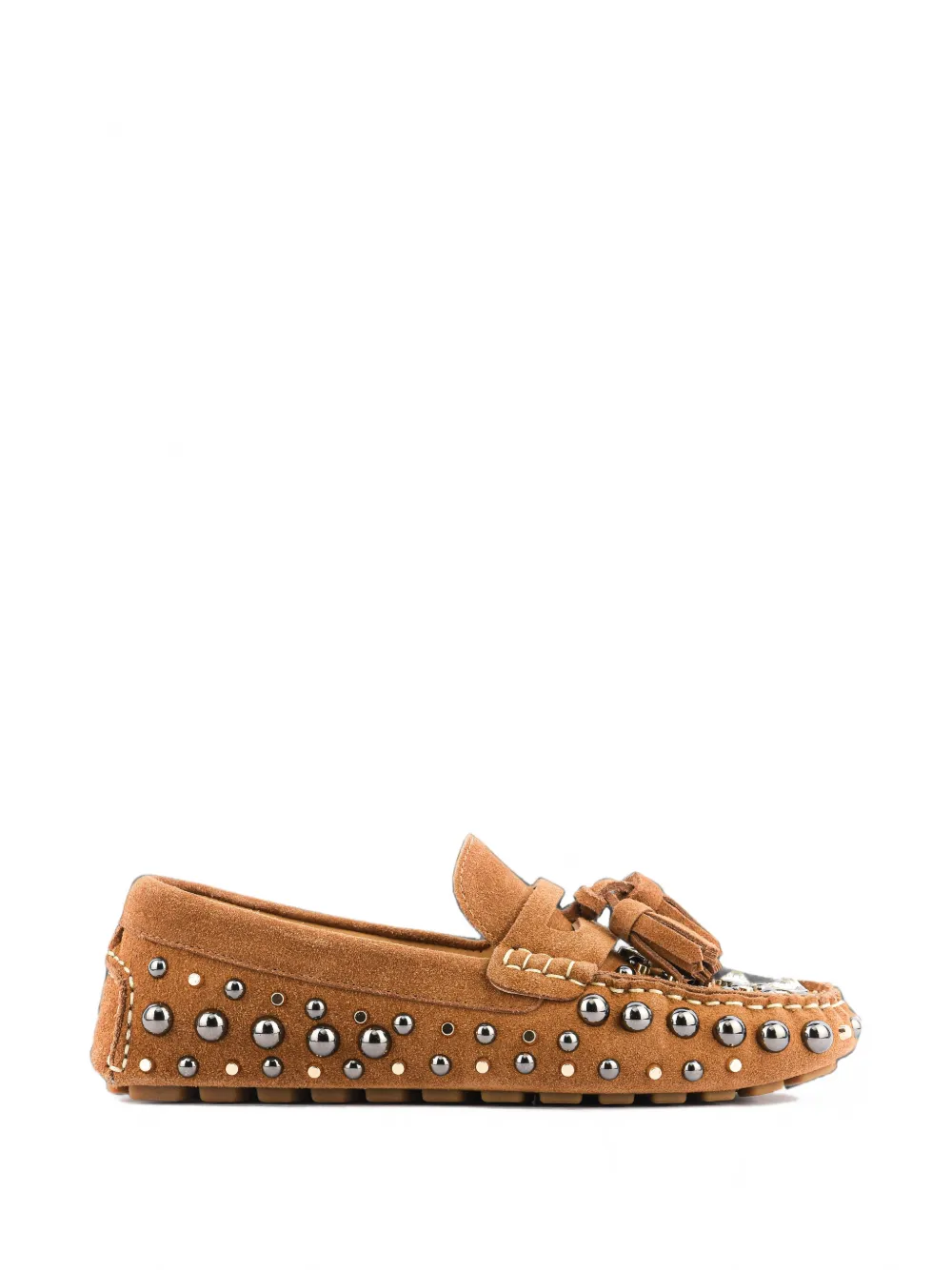 strategia shoes Mykonos embellished tassel loafers