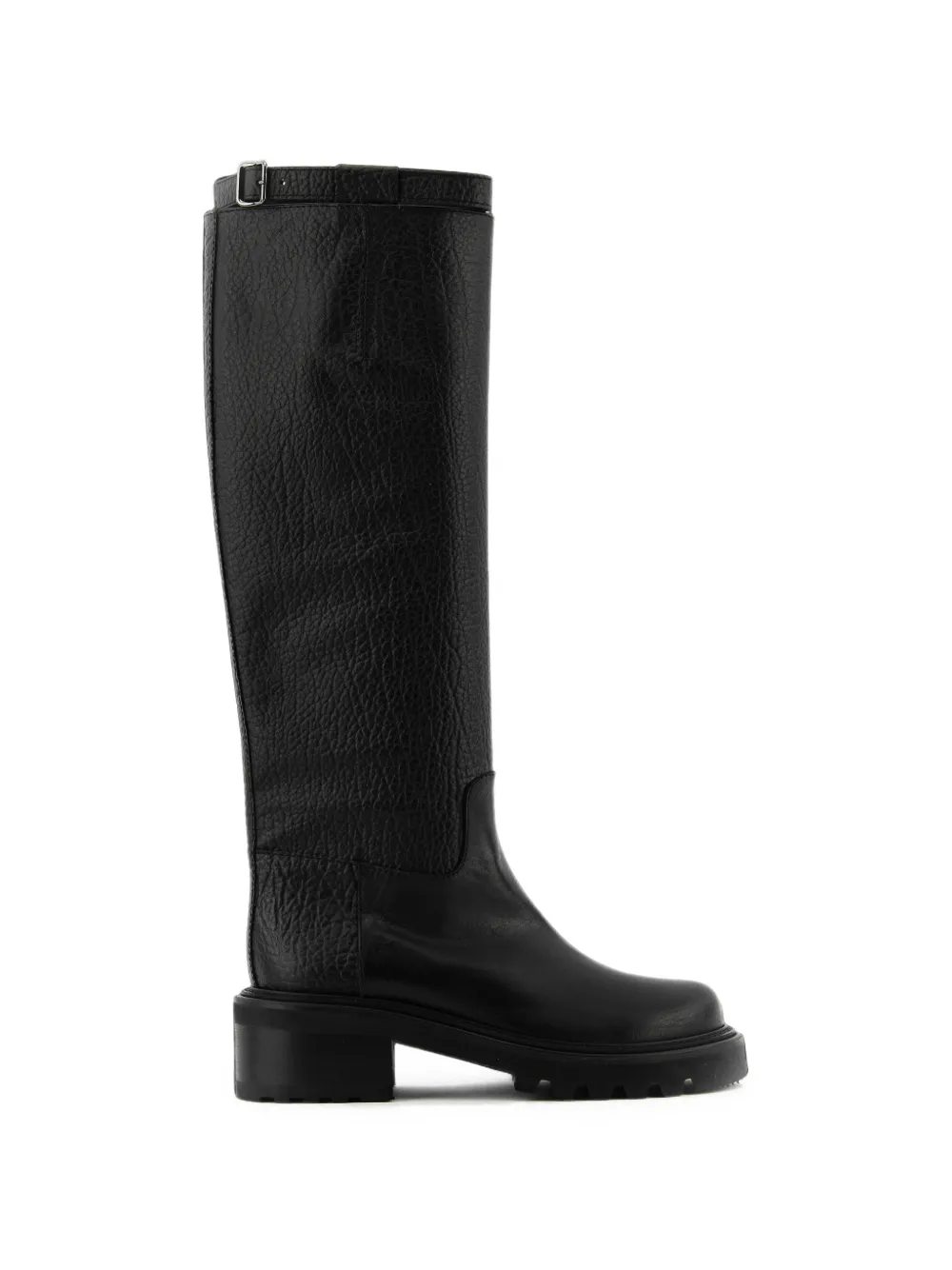 Paul Warmer bottines Elephant en cuir grainé - Noir Paul Warmer bottines Elephant en cuir grainé - Noir
