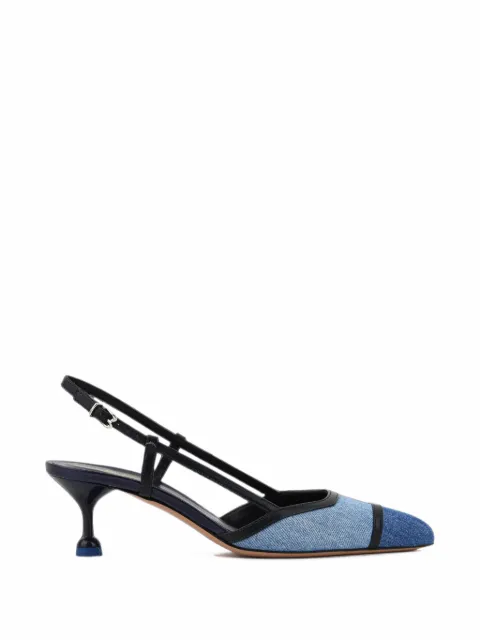 Paul Warmer zapatillas Odine de mezclilla con tira trasera