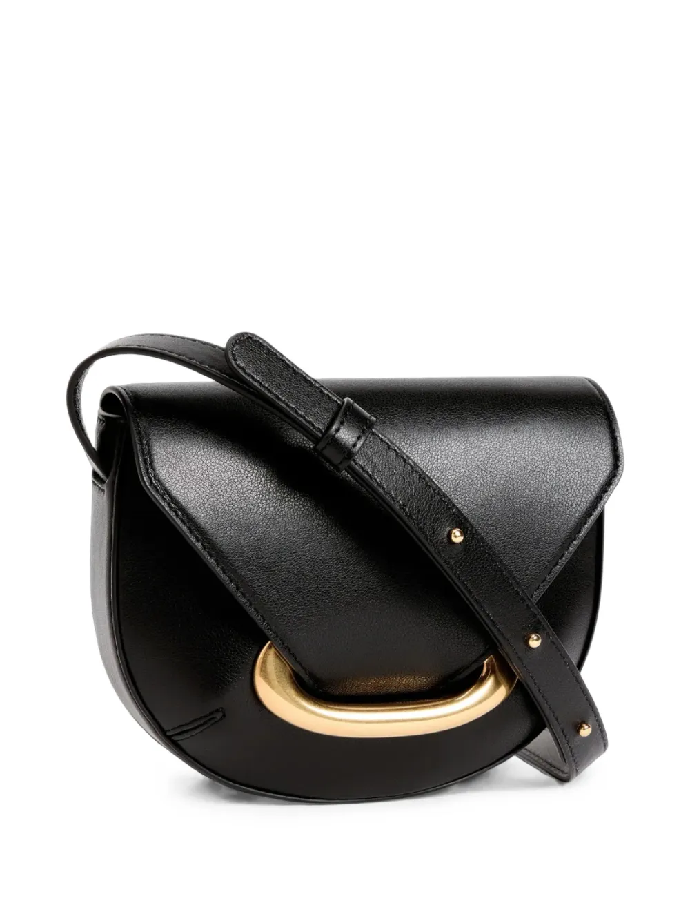 Wandler small Veneto leather cross-body mini bag Zwart