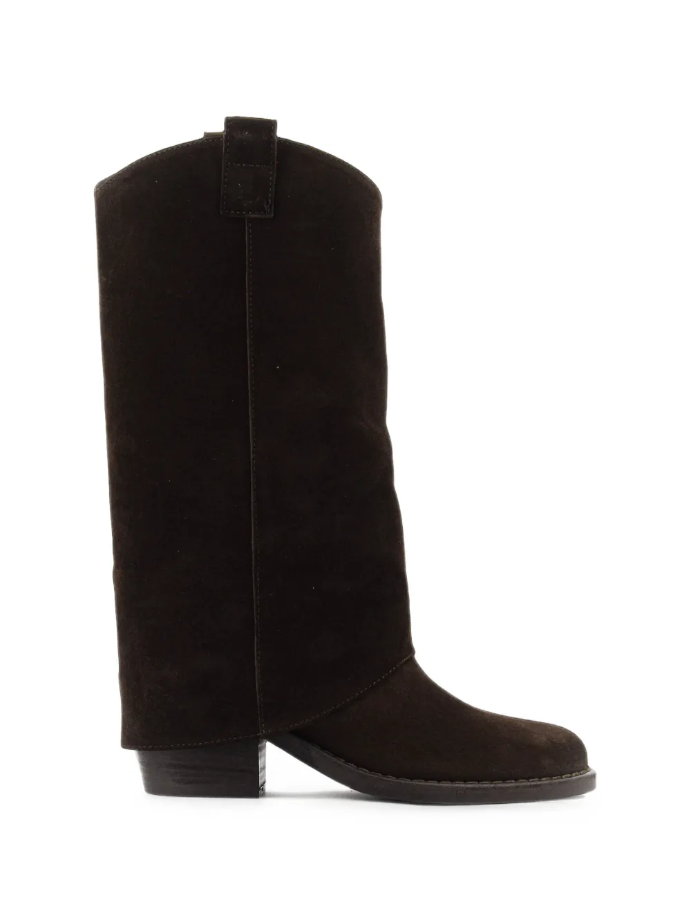 Paul Warmer bottes en daim à guêtres superposées - Marron Paul Warmer bottes en daim à guêtres superposées - Marron