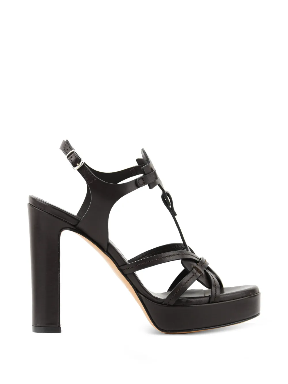 Paul Warmer Paris leather heeled sandals