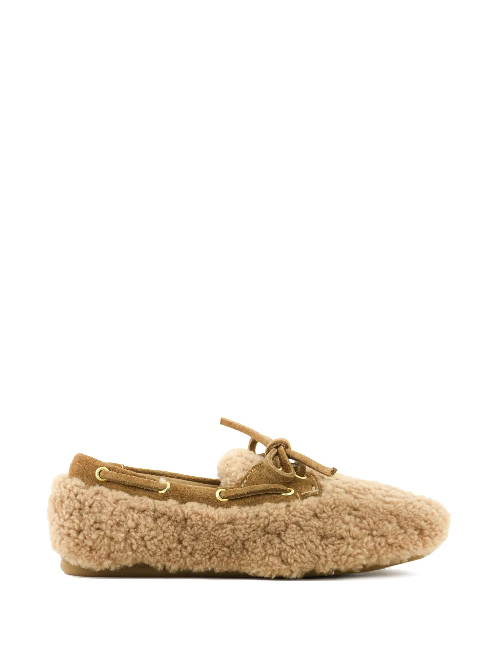 TORAL SHOES Mocassini in shearling - Toni neutri