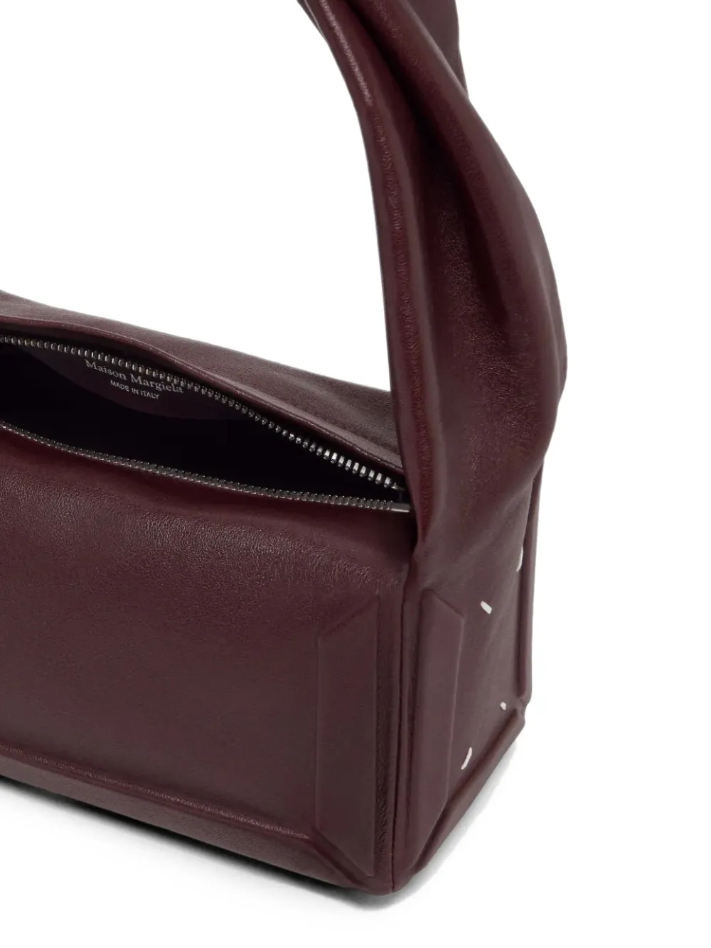 Maison Margiela Box bag East West medium Rood