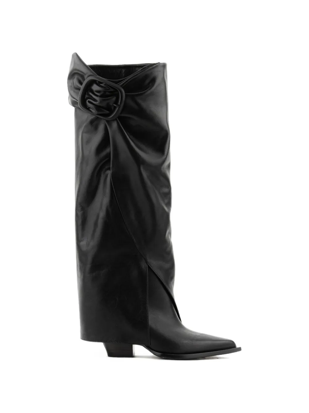 Elena Iachi buckle-detail knee-high boots