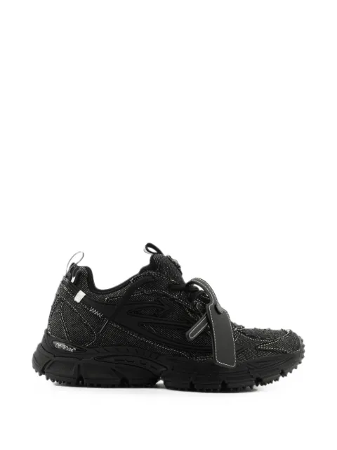 Off-White Be Right Back black-jeans sneakers