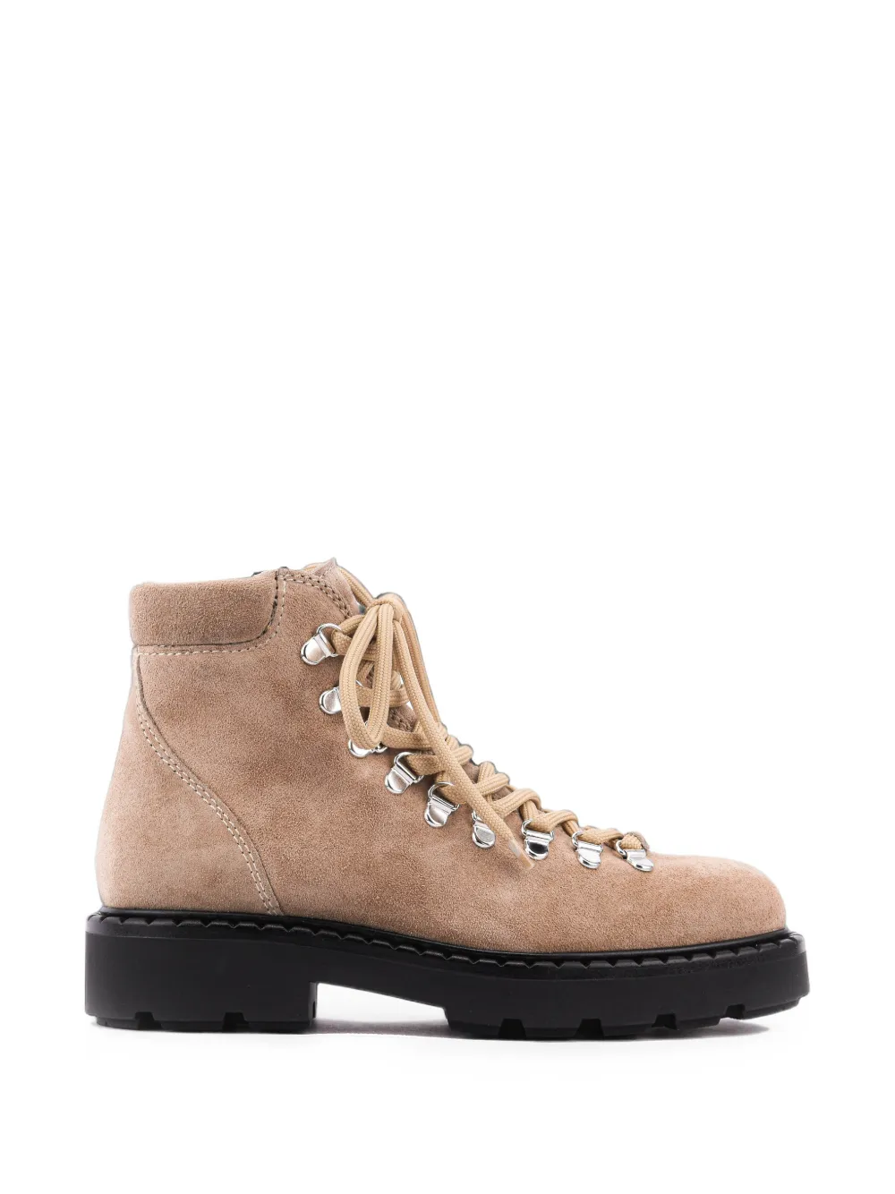 Paul Warmer Courchevel suede combat boots