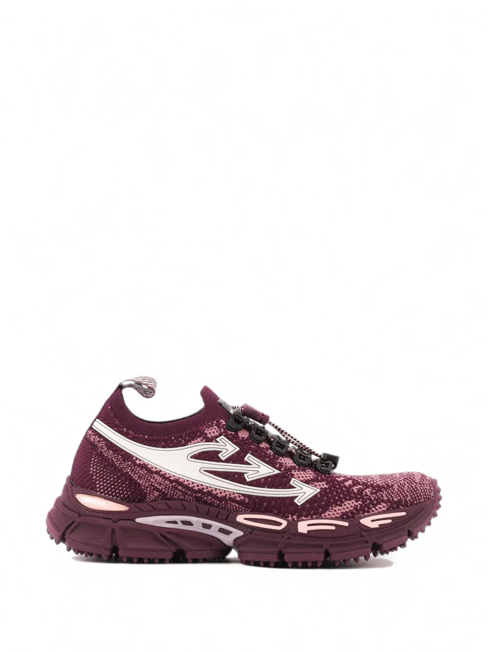 Off-White Be Right Back Strick-Sneakers - Violett