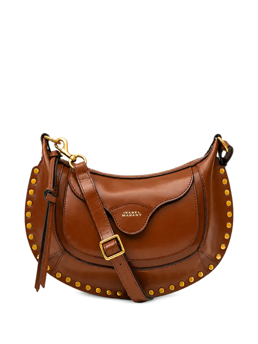 ISABEL MARANT Moon pocket shoulder bag - Brown