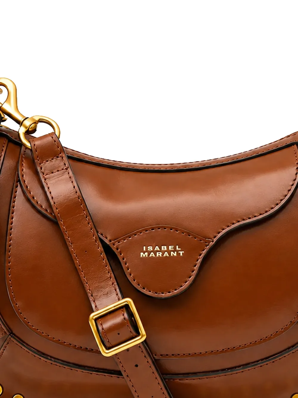 ISABEL MARANT Moon Pocket schoudertas Bruin