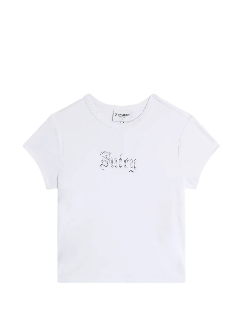 Juicy Couture Old Gothic diamanté T-shirt - Bianco