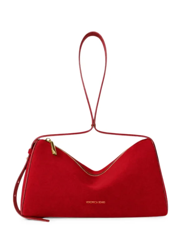 Veronica Beard Prism Logo-detail Handbag in Red